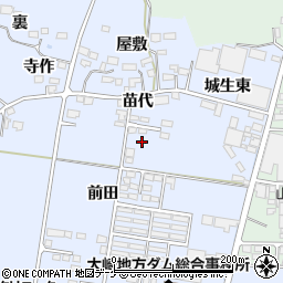 宮城県加美郡加美町城生前田129周辺の地図