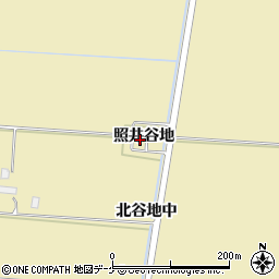 宮城県大崎市田尻大沢照井谷地周辺の地図