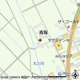 宮城県大崎市古川青塚20-5周辺の地図