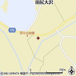 宮城県大崎市田尻大沢八幡下13周辺の地図