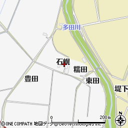宮城県大崎市古川耳取石幌周辺の地図