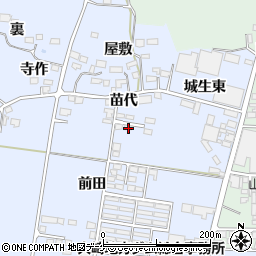 宮城県加美郡加美町城生前田151周辺の地図