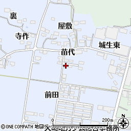 宮城県加美郡加美町城生前田150周辺の地図