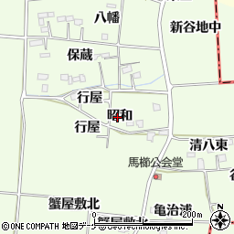 宮城県大崎市古川馬櫛昭和周辺の地図