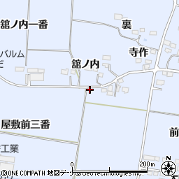 宮城県加美郡加美町城生前田105周辺の地図