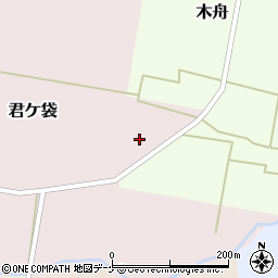 宮城県加美郡加美町君ケ袋道端321周辺の地図