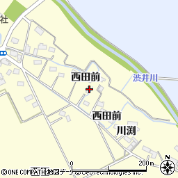 宮城県大崎市古川渋井西田前周辺の地図