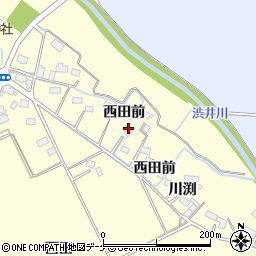 宮城県大崎市古川渋井（西田前）周辺の地図
