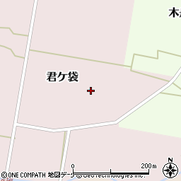 宮城県加美郡加美町君ケ袋道端20周辺の地図