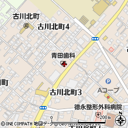 青田歯科医院周辺の地図