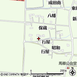 宮城県大崎市古川馬櫛保蔵周辺の地図