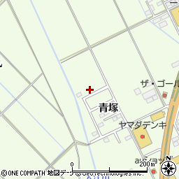 宮城県大崎市古川青塚51-3周辺の地図