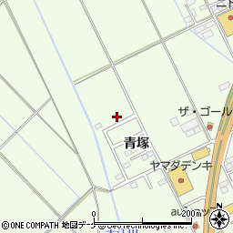宮城県大崎市古川青塚51周辺の地図