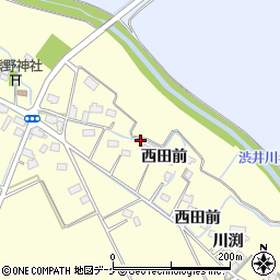 宮城県大崎市古川渋井周辺の地図