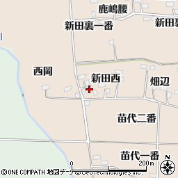 宮城県加美郡加美町上狼塚新田西8周辺の地図