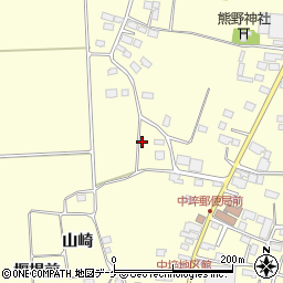 宮城県遠田郡美里町中埣周辺の地図