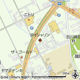 ダイシャリン古川店周辺の地図