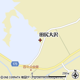 宮城県大崎市田尻大沢周辺の地図