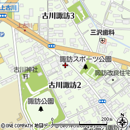 江刺芳男石材店周辺の地図