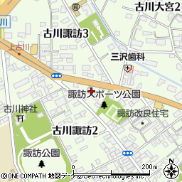 同和警備古川営業所周辺の地図