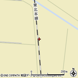 宮城県大崎市田尻大沢（南六丁目）周辺の地図