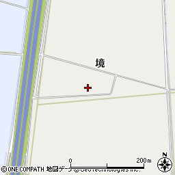 宮城県大崎市古川塚目境周辺の地図
