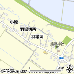 宮城県大崎市古川渋井羽場切周辺の地図