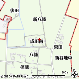 宮城県大崎市古川馬櫛（成田南）周辺の地図