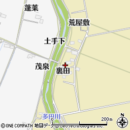 宮城県大崎市古川柏崎裏田周辺の地図