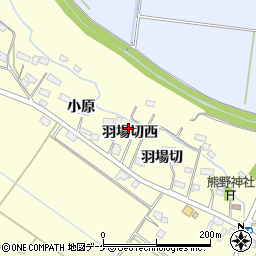 宮城県大崎市古川渋井羽場切西周辺の地図