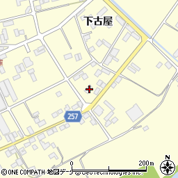 宮城県登米市豊里町下古屋34周辺の地図