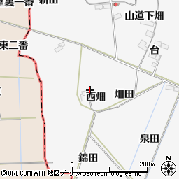 宮城県大崎市古川耳取西畑周辺の地図