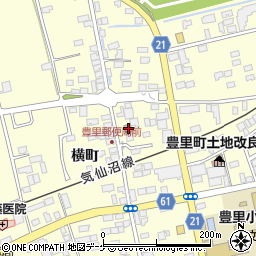 陸前豊里郵便局 ＡＴＭ周辺の地図