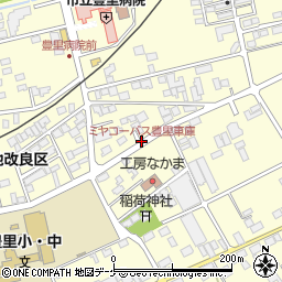 ミヤコーバス豊里車庫周辺の地図