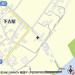 宮城県登米市豊里町下古屋2周辺の地図