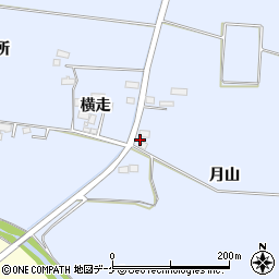 宮城県大崎市古川新田月山周辺の地図