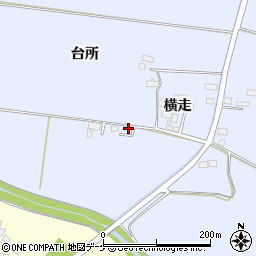 宮城県大崎市古川新田台所周辺の地図