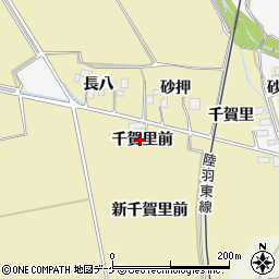 宮城県大崎市古川柏崎千賀里前周辺の地図