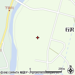 山形県鶴岡市行沢仲田周辺の地図