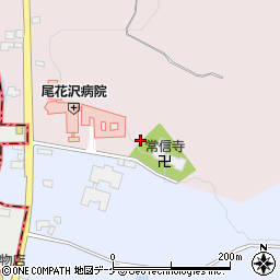 常信寺周辺の地図