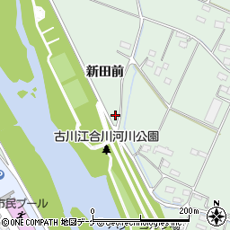 宮城県大崎市古川渕尻新田前周辺の地図