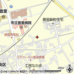 宮城県登米市豊里町土手下周辺の地図