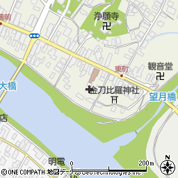 山形県北村山郡大石田町大石田丁周辺の地図