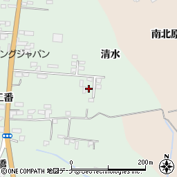 宮城県加美郡加美町菜切谷清水一番111周辺の地図