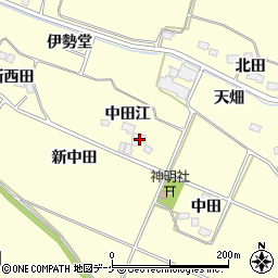 宮城県遠田郡美里町中埣中田江25周辺の地図