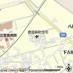 豊里新町住宅周辺の地図