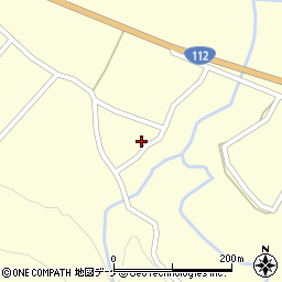 山形県鶴岡市上名川堰東187周辺の地図