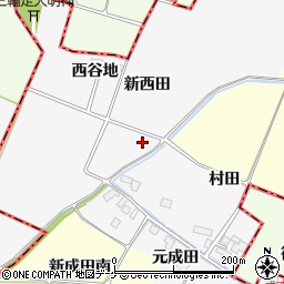 宮城県遠田郡美里町成田周辺の地図