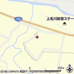 山形県鶴岡市上名川上村周辺の地図