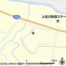 山形県鶴岡市上名川（上村）周辺の地図